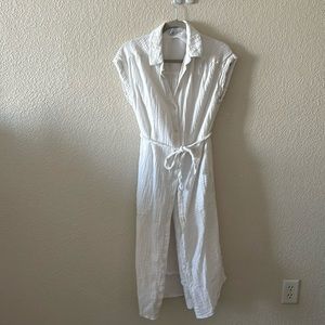 Old Navy White cotton dress xs